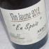 VIN JAUNE EN SPOIS 2012 (Stéphane TISSOT)