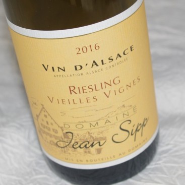 RIESLING VIEILLES VIGNES 2016 (Domaine Jean Sipp)