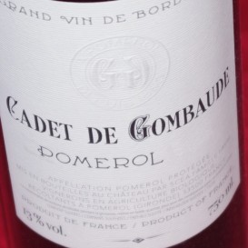 CADET DE GOMBAUDE 2019 (Château Gombaude-Guillot)