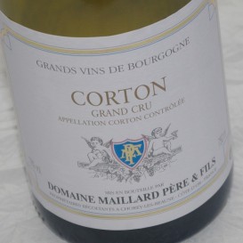 CORTON GRAND CRU BLANC 2012 (Domaine Maillard)