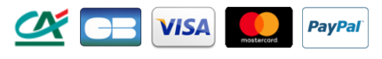 Secure payment by credit card or Paypal